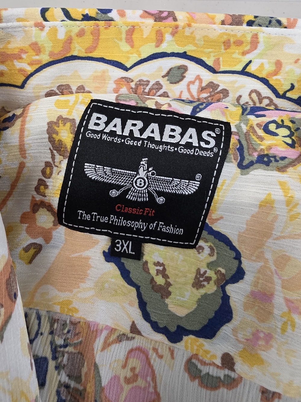 Barabas Slim Fit Button Down Shirt Men's Size XXXL NWT - Picture 4 of 8
